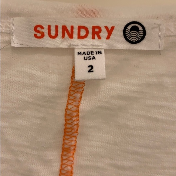 Designer 100% Pima Cotton Tee Shirt by Sundry - Picture 2 of 5